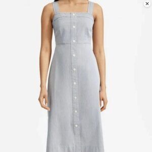 Everlane The Cotton Weave Tank Dress